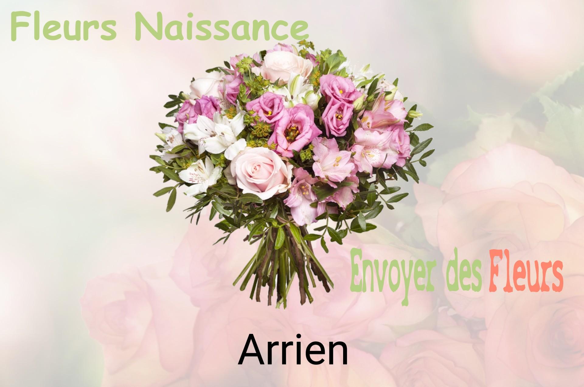 Bouquet de fleurs de naissance livré à Arrien